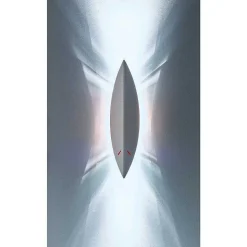 Afrique Tecnolumen Applique Murale Acier Inoxydable, 2 Lumieres