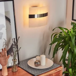 Applique Avellino Chrome, Chrome Brosse, 1 Lumiere