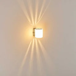 Applique Bamako Nickel Mat, 1 Lumiere