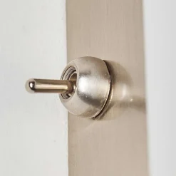 Applique Bamako Nickel Mat, 1 Lumiere