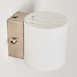 Applique Bamako Nickel Mat, 1 Lumiere