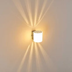 Applique Bamako Nickel Mat, 1 Lumiere