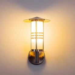 Applique Exterieure Forli Acier Inoxydable, 1 Lumiere