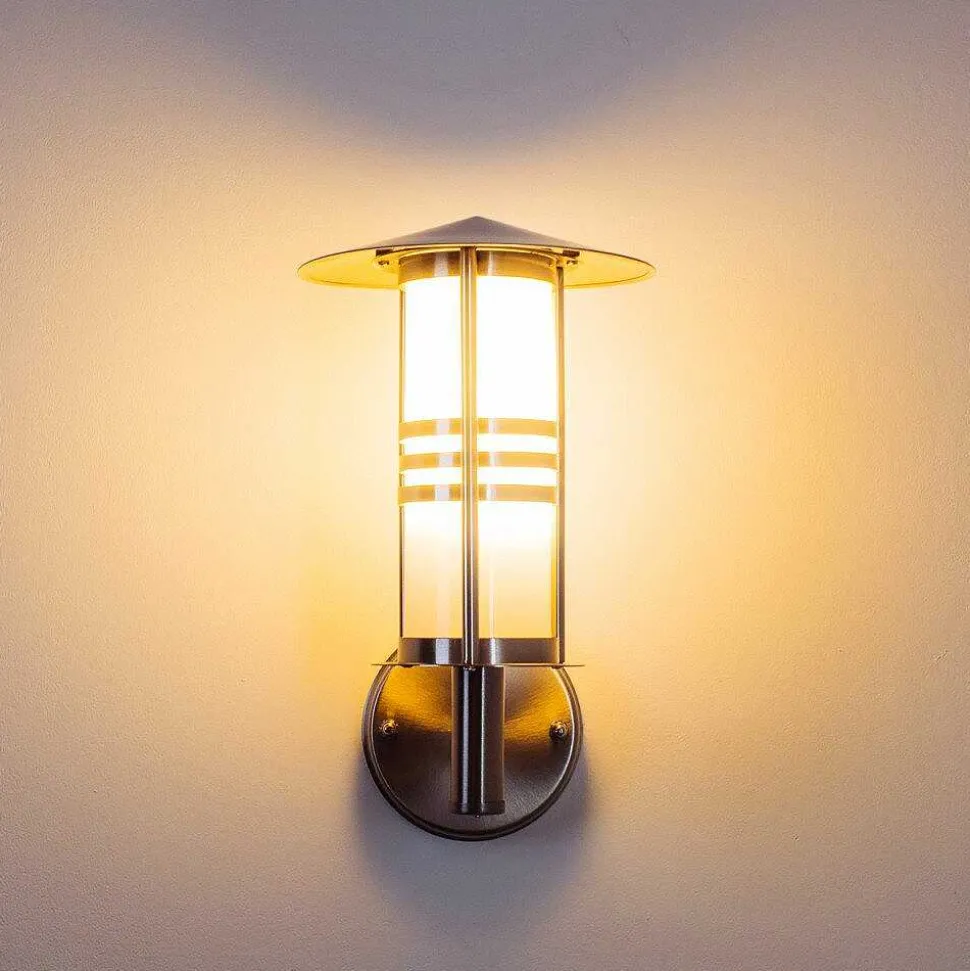 Applique Exterieure Forli Acier Inoxydable, 1 Lumiere