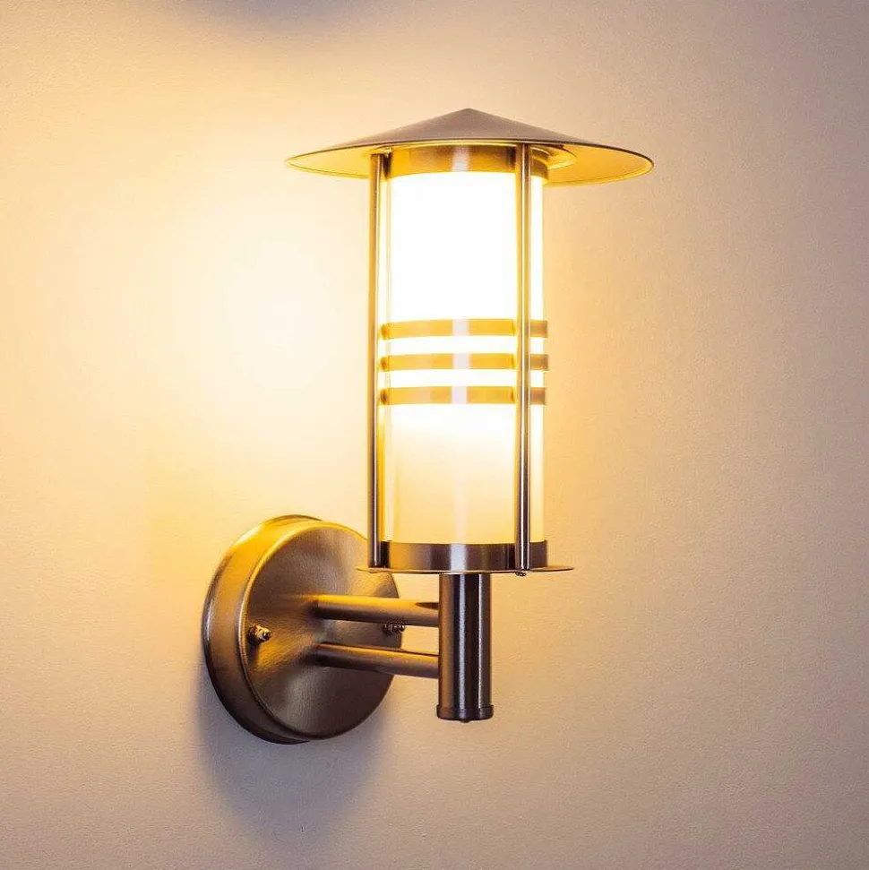 Applique Exterieure Forli Acier Inoxydable, 1 Lumiere