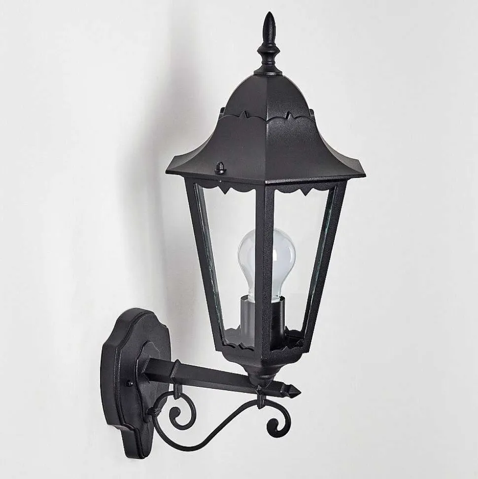 Applique Exterieure Hongkong Noir, 1 Lumiere