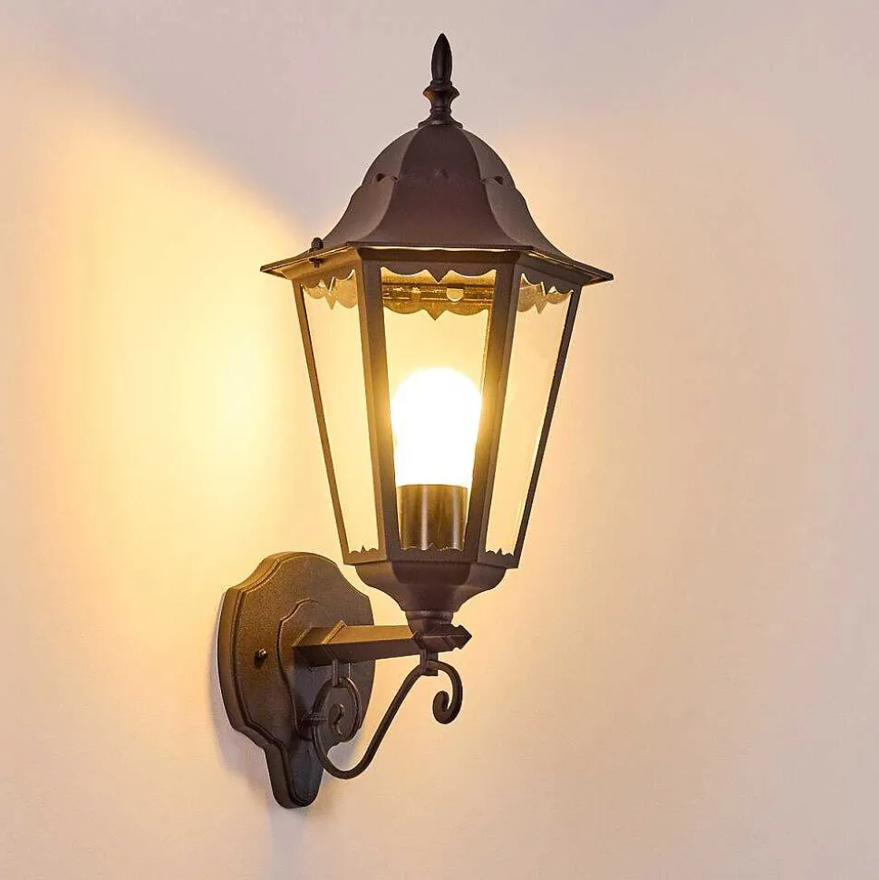 Applique Exterieure Hongkong Noir, 1 Lumiere