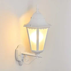 Applique Exterieure Hongkong Blanc, 1 Lumiere