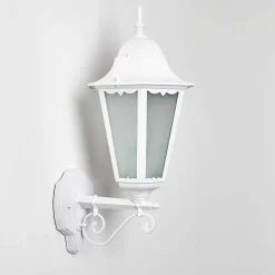 Applique Exterieure Hongkong Blanc, 1 Lumiere