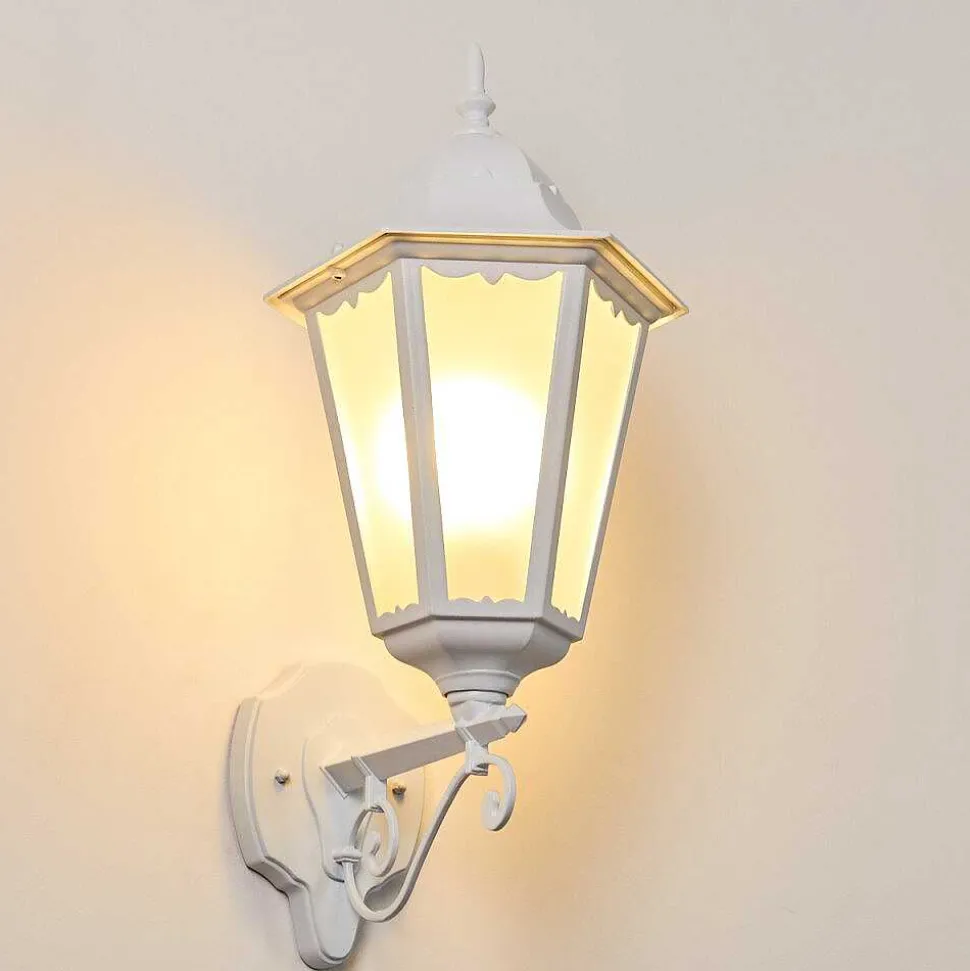 Applique Exterieure Hongkong Blanc, 1 Lumiere