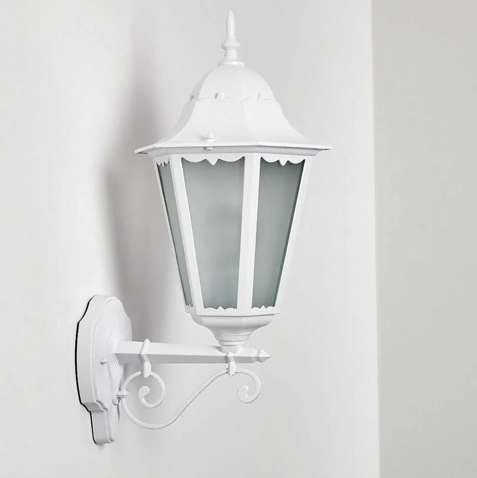 Applique Exterieure Hongkong Blanc, 1 Lumiere