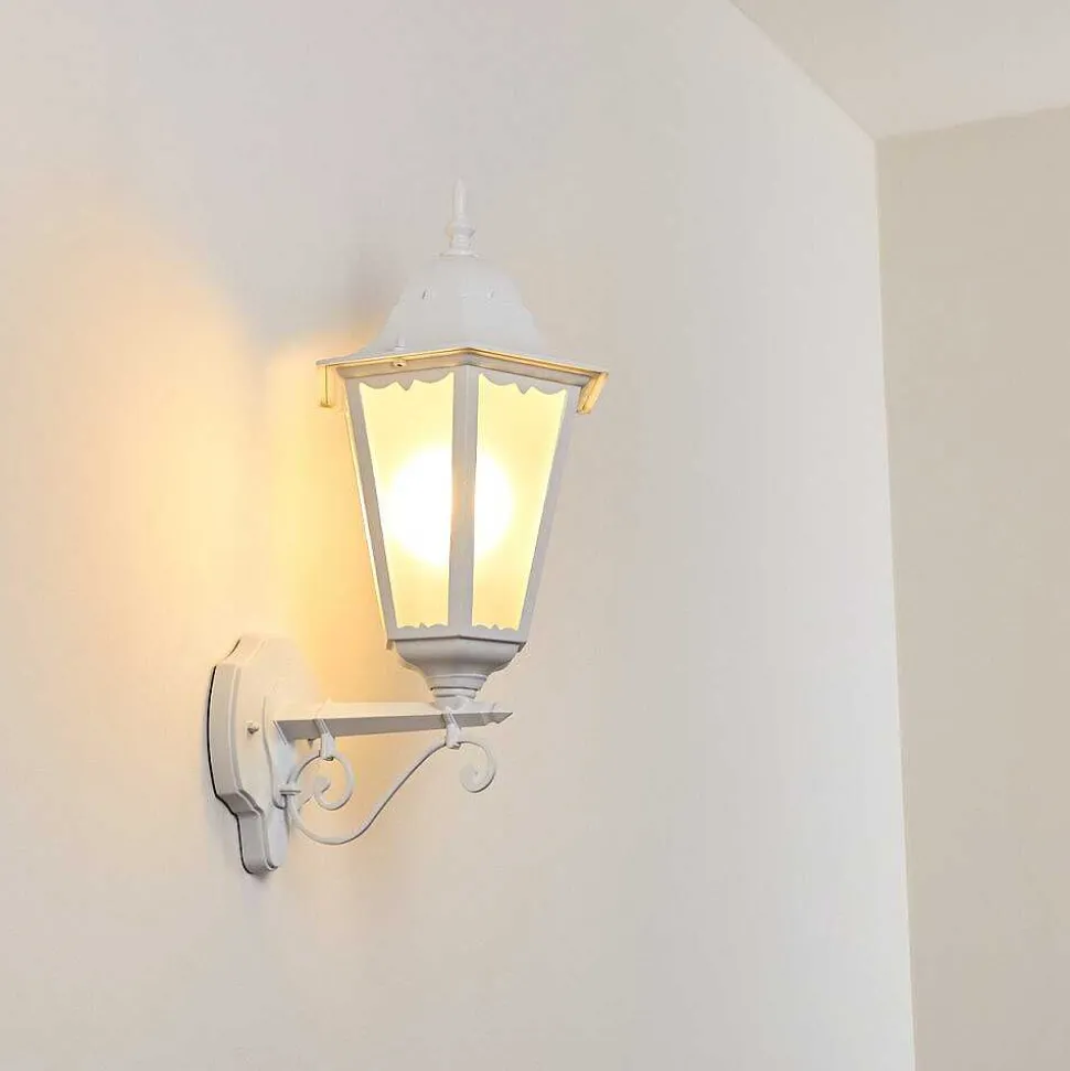 Applique Exterieure Hongkong Blanc, 1 Lumiere