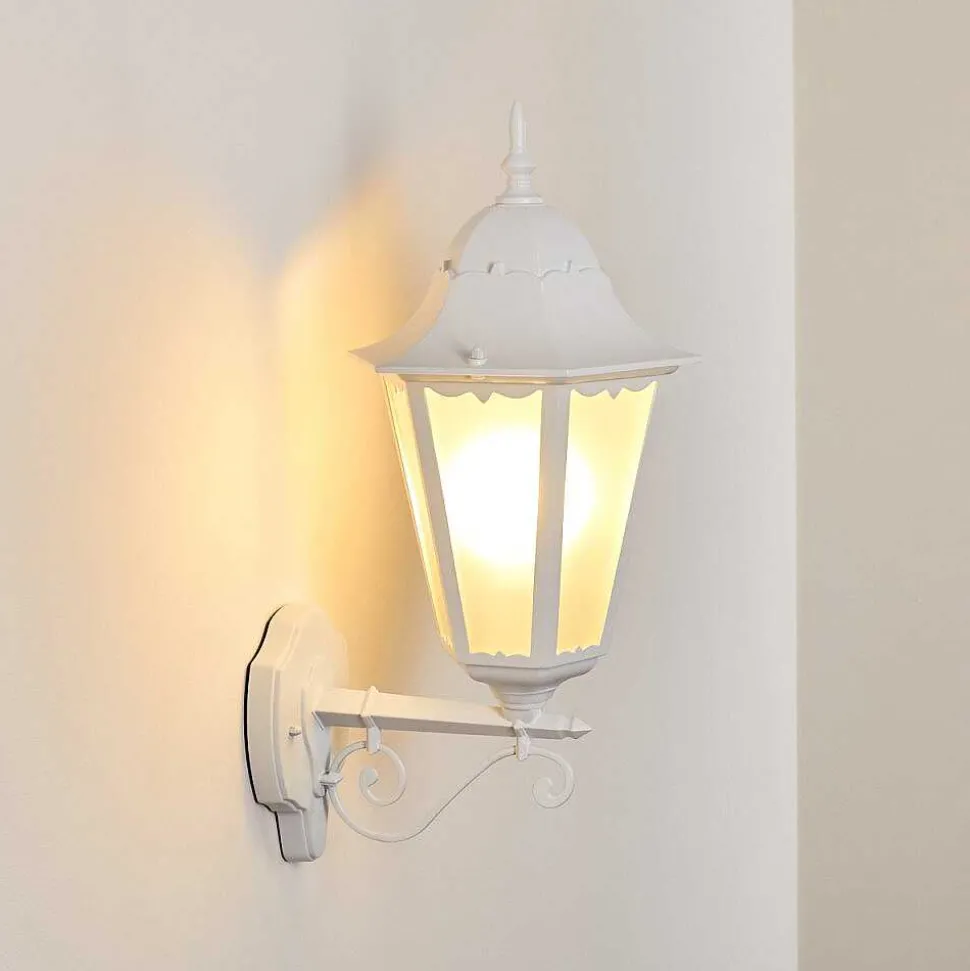 Applique Exterieure Hongkong Blanc, 1 Lumiere