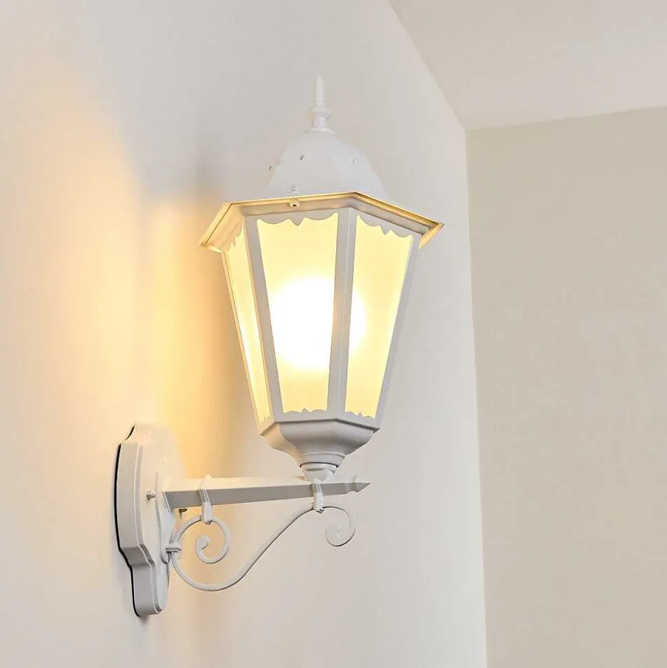 Applique Exterieure Hongkong Blanc, 1 Lumiere