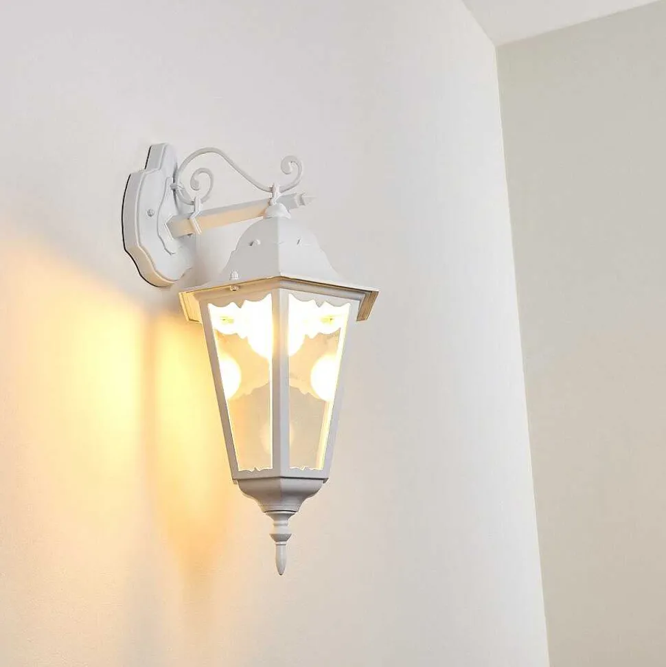 Applique Exterieure Hongkong Blanc, 1 Lumiere