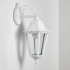 Applique Exterieure Hongkong Blanc, 1 Lumiere