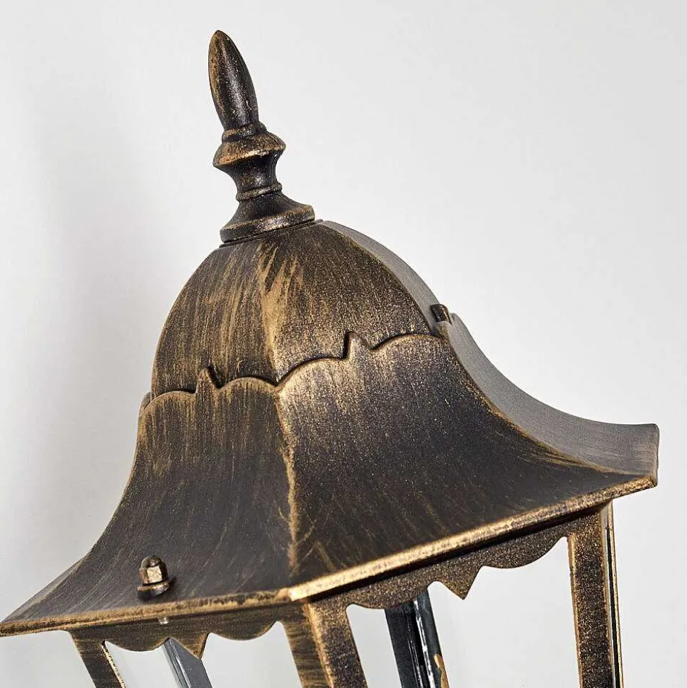 Applique Exterieure Hongkong Brun Dore, 1 Lumiere