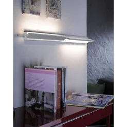 Applique Murale / Plafonnier Paul Neuhaus Q-Matteo Led Aluminium, 2 Lumieres, Telecommandes