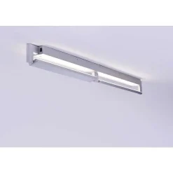 Applique Murale / Plafonnier Paul Neuhaus Q-Matteo Led Aluminium, 2 Lumieres, Telecommandes