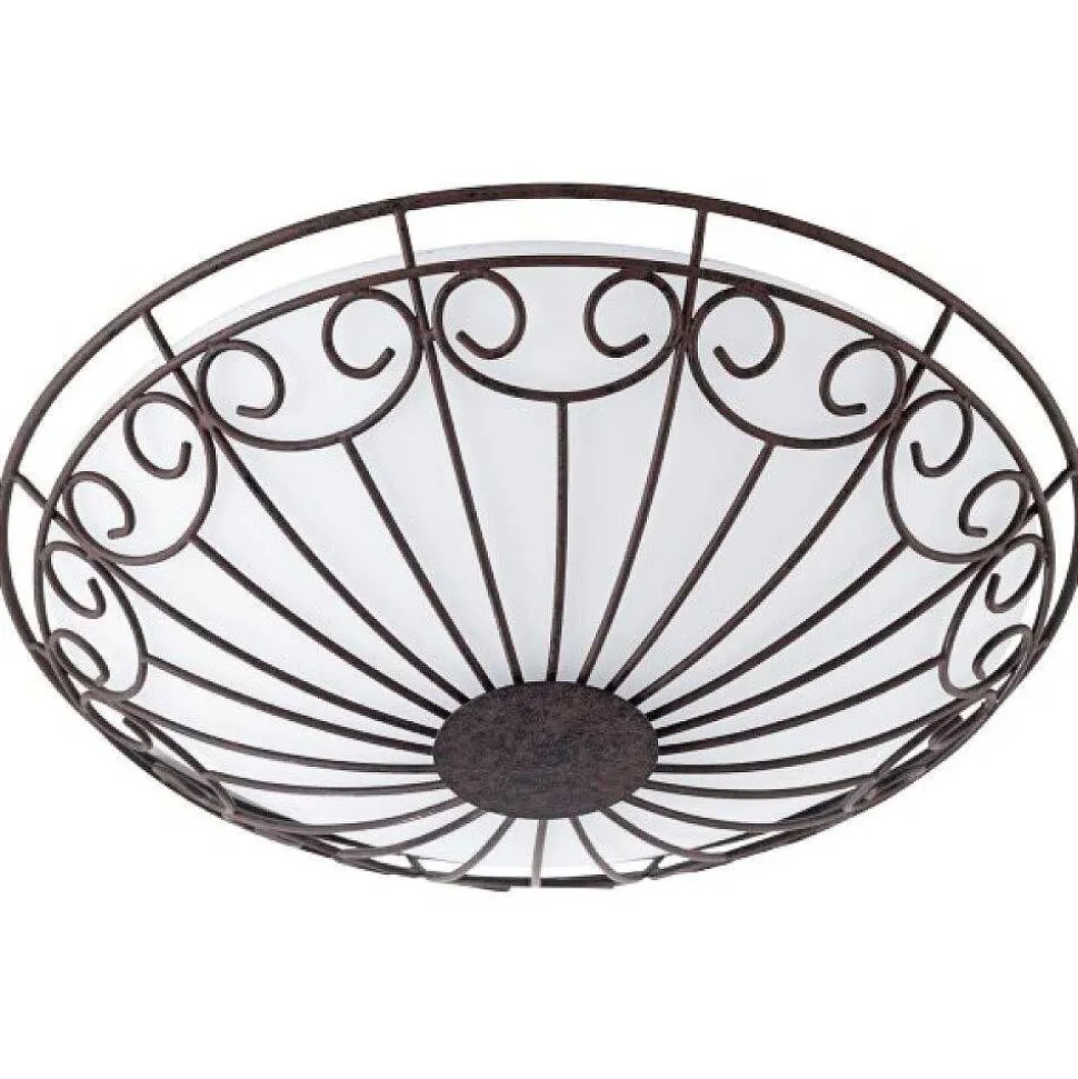 Applique Murale / Plafonnier Eglo Colti Brun Fonce