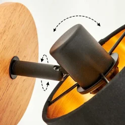 Applique Murale Alsen Ecru, Noir, 1 Lumiere