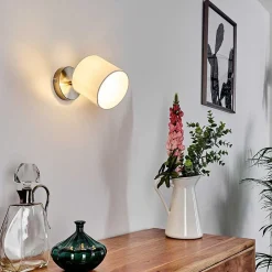 Applique Murale Alsen Nickel Mat, 1 Lumiere