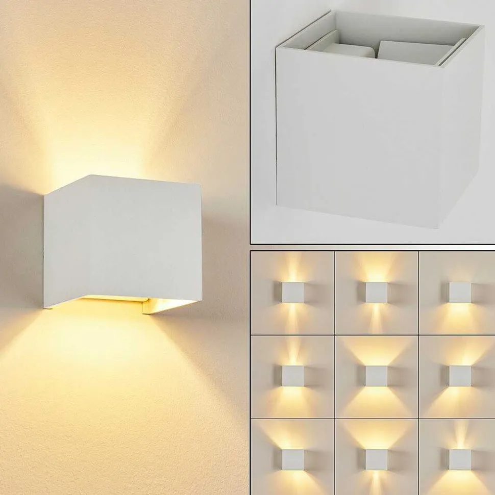 Applique Murale Badajoz Blanc, 1 Lumiere