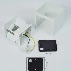 Applique Murale Badajoz Blanc, 1 Lumiere