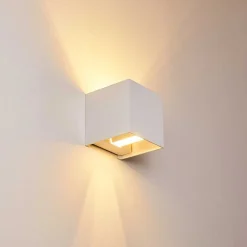 Applique Murale Badajoz Blanc, 1 Lumiere