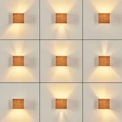 Applique Murale Badajoz Ecru, Blanc, 1 Lumiere