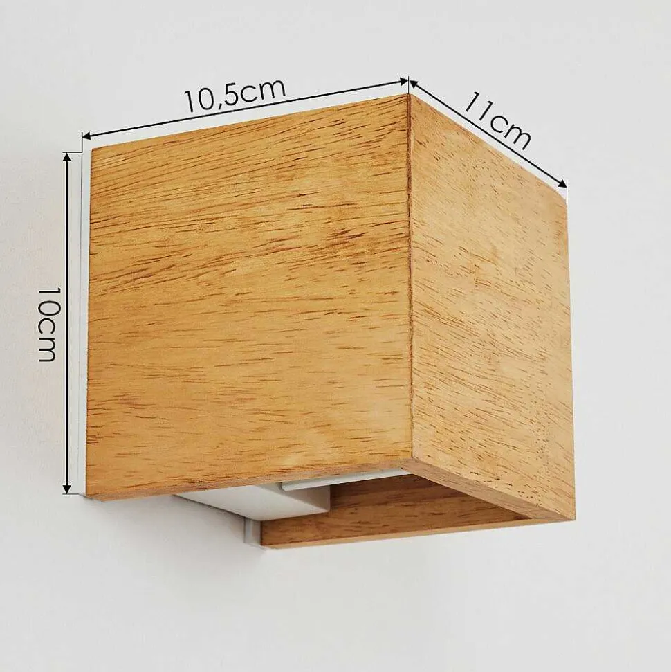 Applique Murale Badajoz Ecru, Blanc, 1 Lumiere