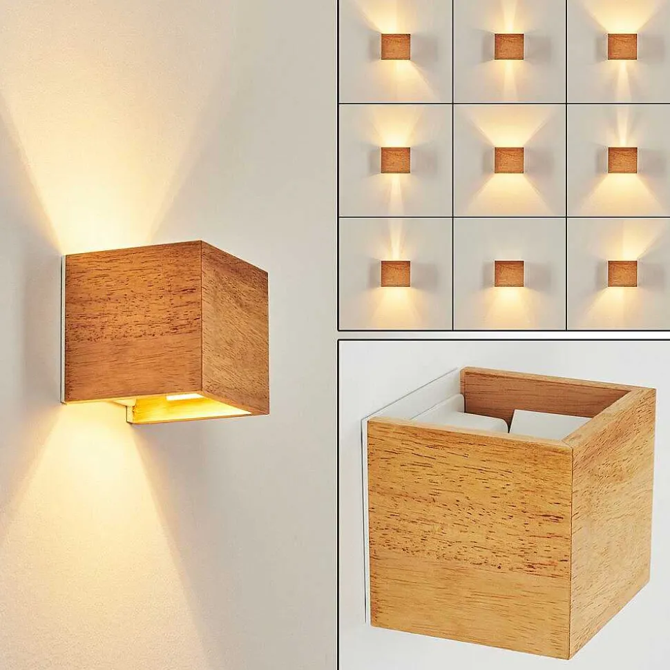 Applique Murale Badajoz Ecru, Blanc, 1 Lumiere