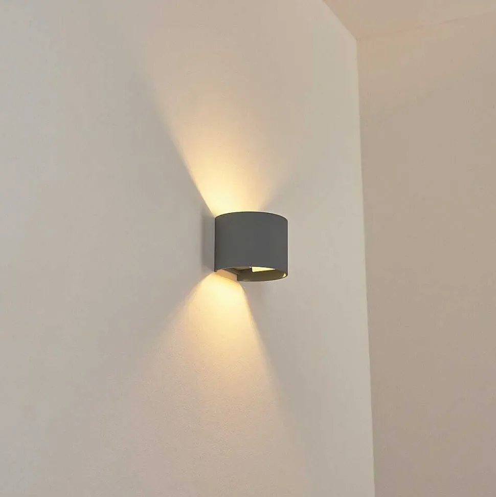 Applique Murale Badajoz Gris, 1 Lumiere