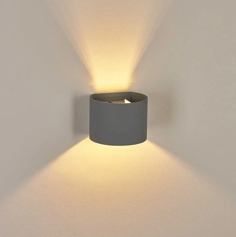 Applique Murale Badajoz Gris, 1 Lumiere