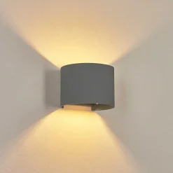 Applique Murale Badajoz Gris, 1 Lumiere