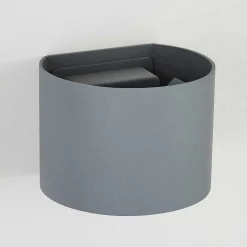 Applique Murale Badajoz Gris, 1 Lumiere