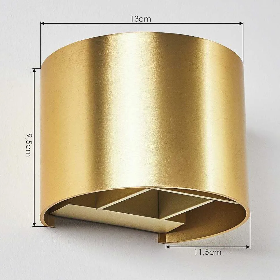 Applique Murale Badajoz Led Or, Laiton, 1 Lumiere