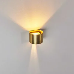 Applique Murale Badajoz Led Or, Laiton, 1 Lumiere