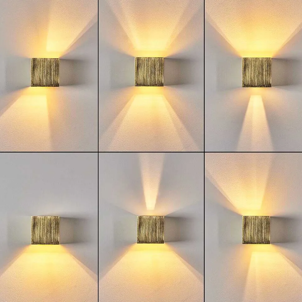 Applique Murale Badajoz Led Or, Laiton, 1 Lumiere