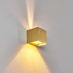 Applique Murale Badajoz Led Or, Laiton, 1 Lumiere