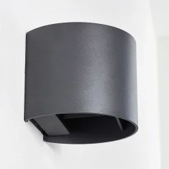 Applique Murale Badajoz Led Anthracite, 1 Lumiere