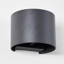 Applique Murale Badajoz Led Anthracite, 1 Lumiere