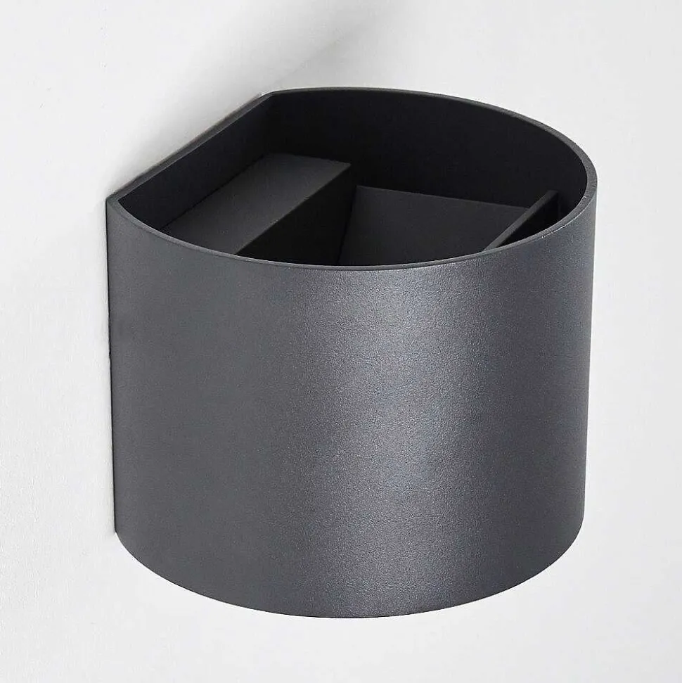 Applique Murale Badajoz Led Anthracite, 1 Lumiere