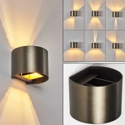 Applique Murale Badajoz Led Brun, 1 Lumiere