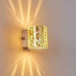 Applique Murale Bamako Nickel Mat, 1 Lumiere