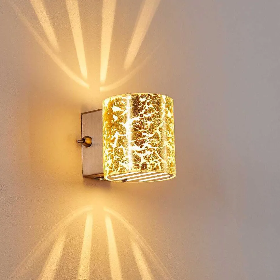 Applique Murale Bamako Nickel Mat, 1 Lumiere