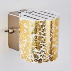 Applique Murale Bamako Nickel Mat, 1 Lumiere