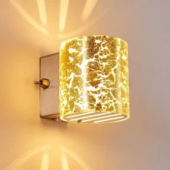 Applique Murale Bamako Nickel Mat, 1 Lumiere