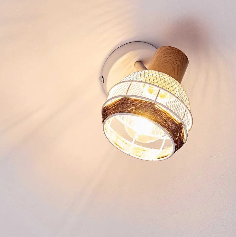 Applique Murale Bariloche Chrome, Blanc, 1 Lumiere