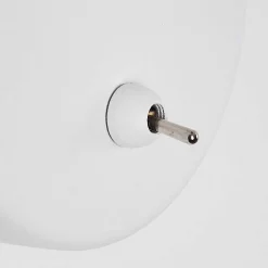 Applique Murale Bariloche Chrome, Blanc, 1 Lumiere